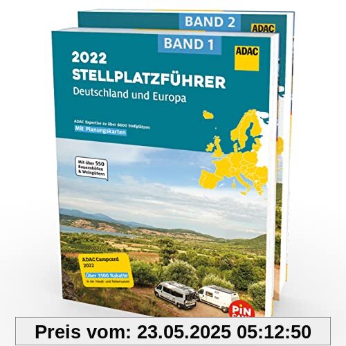 ADAC Stellplatzführer 2022 Deutschland und Europa: Über 6600 Stellplätze - mit mehr als 550 Bauernhöfen und Weingütern ADAC Stellplatzführer 2022 Deutschland und Europa: Über 6600 Stellplätze - mit mehr als 550 Bauernhöfen und Weingütern
