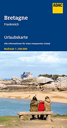 ADAC Urlaubskarte Bretagne 1:200.000 von ADAC Verlag