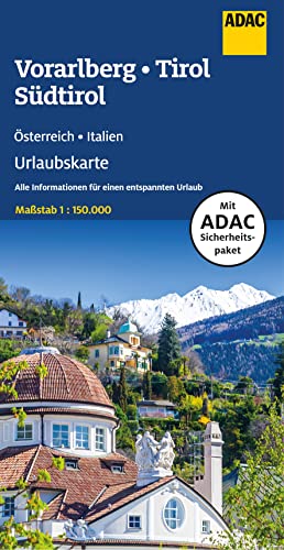 ADAC Urlaubskarte Österreich 06 Vorarlberg, Tirol, Südtirol 1:150.000 von ADAC