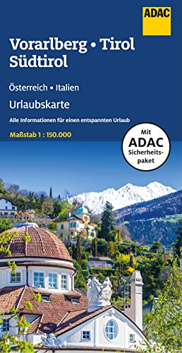 ADAC Urlaubskarte Österreich 06 Vorarlberg, Tirol, Südtirol 1:150.000: Straßenkarte und Autokarte ADAC Urlaubskarte Österreich 06 Vorarlberg, Tirol, Südtirol 1:150.000: Straßenkarte und Autokarte