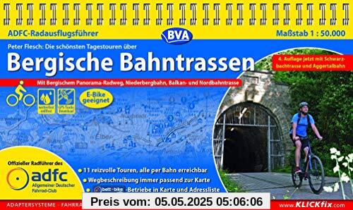 ADFC-Radausflugsführer Bergische Bahntrassen 1:50.000 praktische Spiralbindung, reiß- und wetterfest, GPS-Track Download: Mit Bergischem ... jetzt mit Schwarzbachtrasse und Aggertalbahn