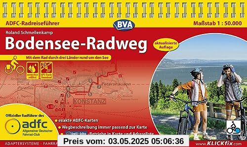 ADFC-Radreiseführer Bodensee-Radweg 1:50.000 praktische Spiralbindung, reiß- und wetterfest, GPS-Tracks Download: Mit dem Rad durch drei Länder rund um den See (ADFC Radführer)