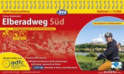 ADFC-Radreiseführer Elberadweg Süd 1:75.000 praktische Spiralbindung, reiß- und wetterfest, GPS-Tracks Download von BVA BikeMedia