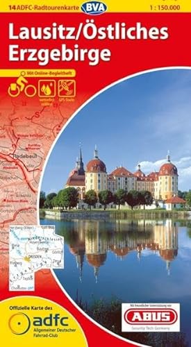 ADFC-Radtourenkarte 14 Lausitz /Östliches Erzgebirge 1:150.000, reiß- und wetterfest, GPS-Tracks Download und Online-Begleitheft: Mit ... (ADFC) (ADFC-Radtourenkarte 1:150.000)