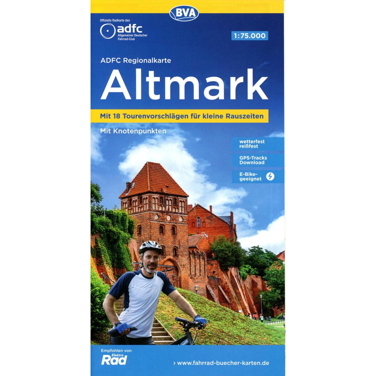 ADFC Regionalkarte Altmark, 1:75.000, mit Tagestourenvorschlägen, reiß- und wett... ADFC Regionalkarte Altmark, 1:75.000, mit Tagestourenvorschlägen, reiß- und wett... von BVA Bielefelder Verlag