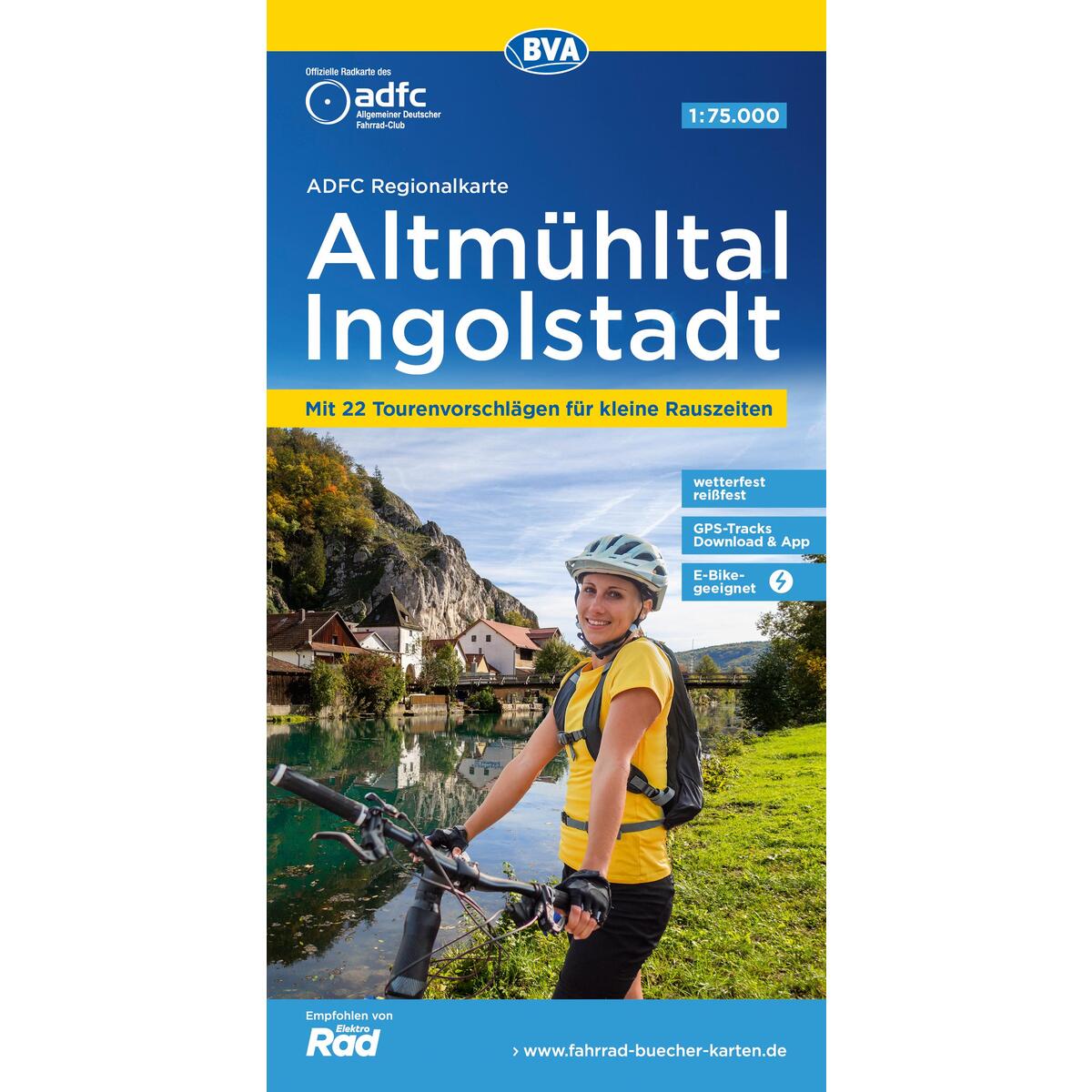 ADFC-Regionalkarte Altmühltal Ingolstadt, 1:75.000, reiß- und wetterfest, GPS-Tr... ADFC-Regionalkarte Altmühltal Ingolstadt, 1:75.000, reiß- und wetterfest, GPS-Tr... von BVA Bielefelder Verlag