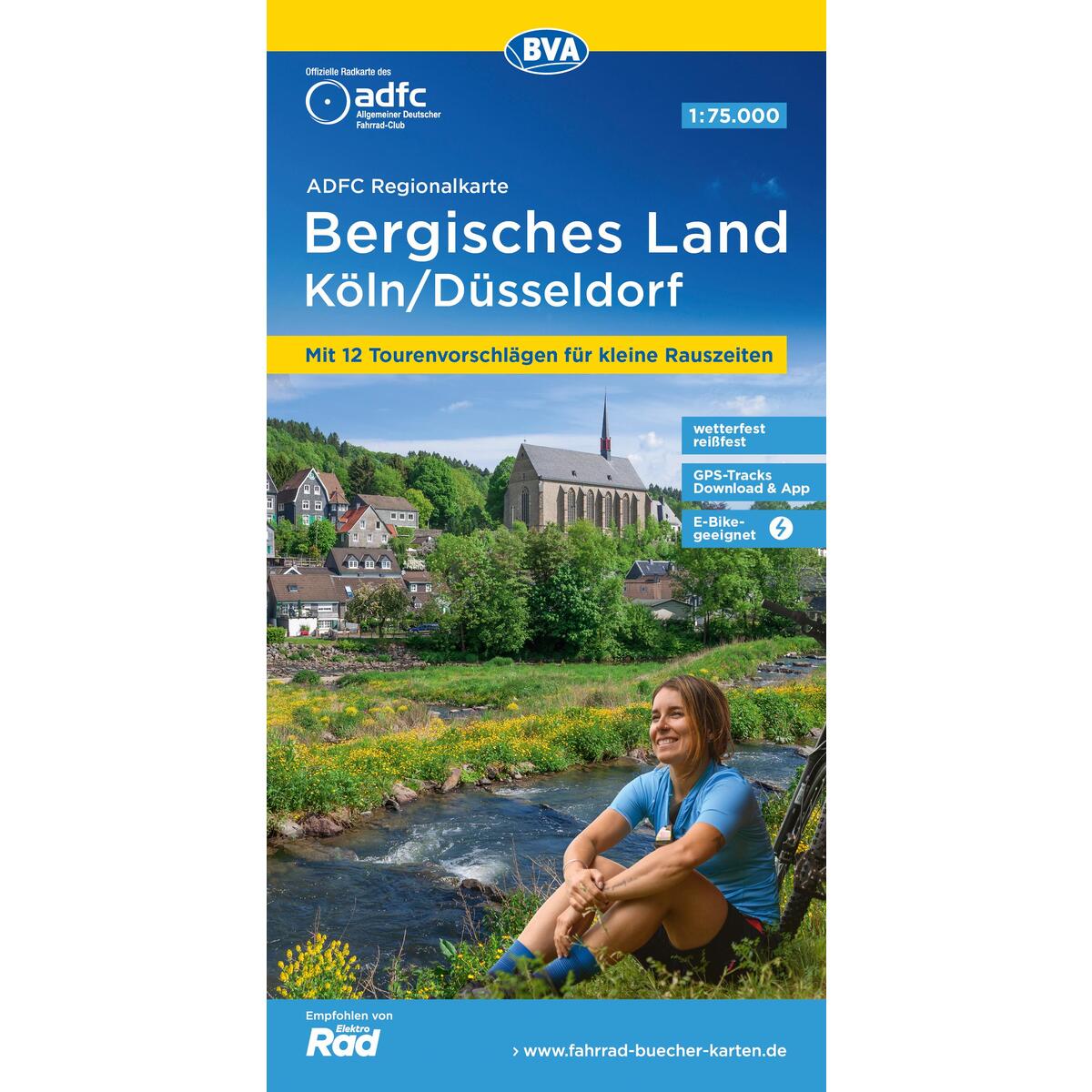 ADFC-Regionalkarte Bergisches Land Köln/Düsseldorf 1:75.000, reiß- und wetterfes... ADFC-Regionalkarte Bergisches Land Köln/Düsseldorf 1:75.000, reiß- und wetterfes... von BVA Bielefelder Verlag