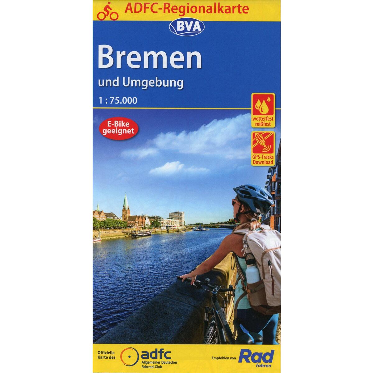ADFC-Regionalkarte Bremen und Umgebung, 1:75.000, mit Tagestourenvorschlägen, re... ADFC-Regionalkarte Bremen und Umgebung, 1:75.000, mit Tagestourenvorschlägen, re... von BVA Bielefelder Verlag