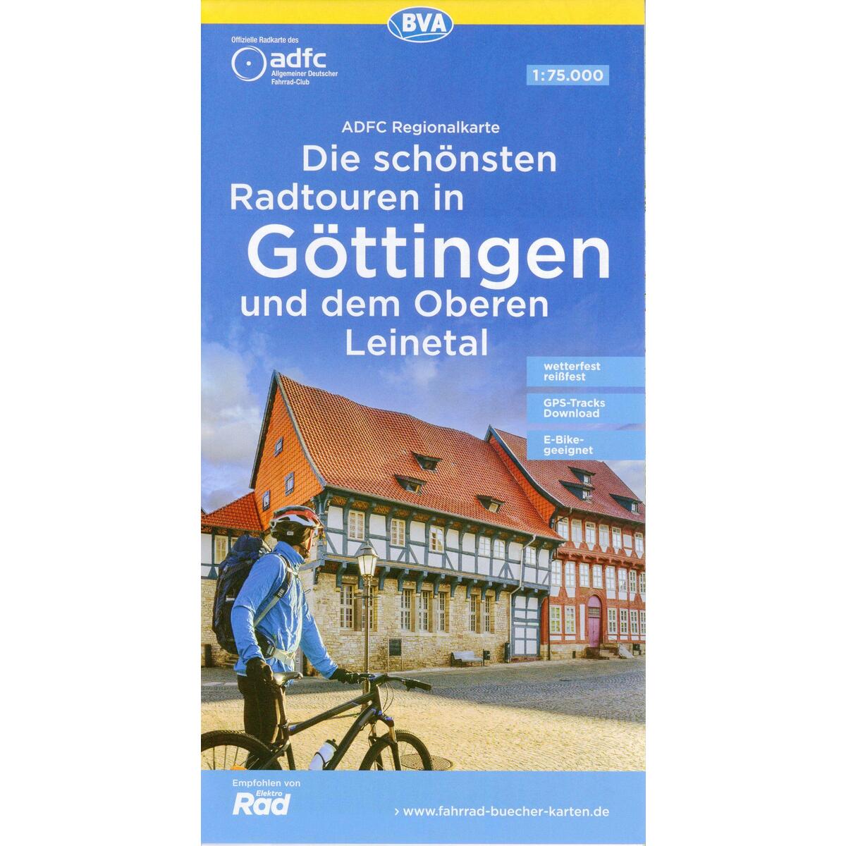 ADFC-Regionalkarte Die schönsten Radtouren in Göttingen und dem Oberen Leinetal,... ADFC-Regionalkarte Die schönsten Radtouren in Göttingen und dem Oberen Leinetal,... von BVA Bielefelder Verlag