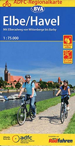 ADFC-Regionalkarte Elbe/Havel, 1:75.000, mit Tagestourenvorschlägen, reiß- und wetterfest, E-Bike-geeignet, mit Knotenpunkten, GPS-Tracks Download: ... bis zur Saale (ADFC-Regionalkarte 1:75000)