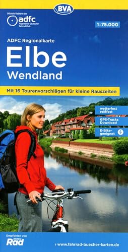 ADFC-Regionalkarte Elbe Wendland, 1:75.000, mit Tagestourenvorschlägen, reiß- und wetterfest, E-Bike-geeignet, GPS-Tracks Download (ADFC-Regionalkarte 1:75000)