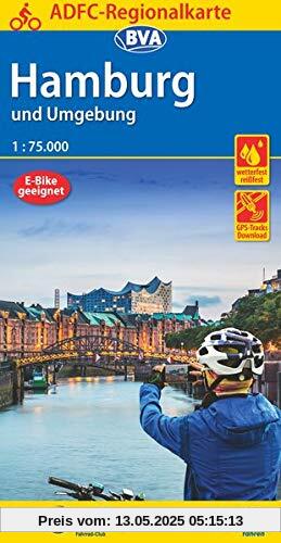 ADFC-Regionalkarte Hamburg und Umgebung 1:75.000 (ADFC-Regionalkarte 1:75000)