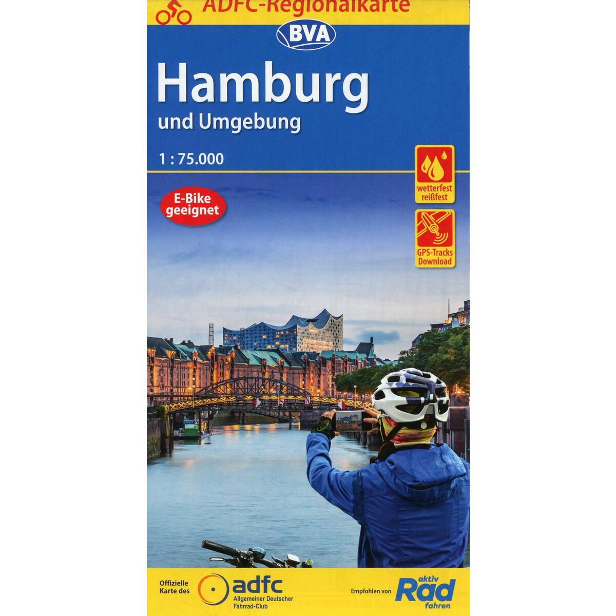 ADFC-Regionalkarte Hamburg und Umgebung 1:75.000 ADFC-Regionalkarte Hamburg und Umgebung 1:75.000 von BVA Bielefelder Verlag