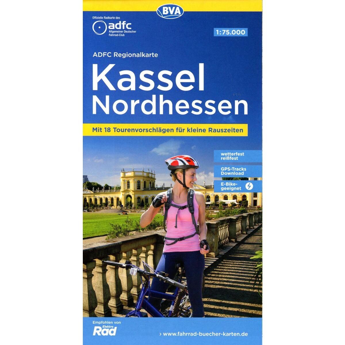 ADFC-Regionalkarte Kassel Nordhessen, 1:75.000, mit Tagestourenvorschlägen, reiß... ADFC-Regionalkarte Kassel Nordhessen, 1:75.000, mit Tagestourenvorschlägen, reiß... von BVA Bielefelder Verlag