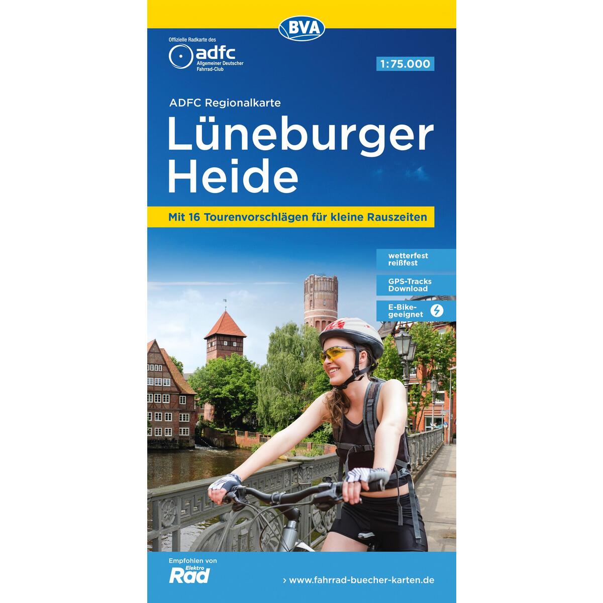 ADFC-Regionalkarte Lüneburger Heide, 1:75.000, mit Tagestourenvorschlägen, reiß-... ADFC-Regionalkarte Lüneburger Heide, 1:75.000, mit Tagestourenvorschlägen, reiß-... von BVA Bielefelder Verlag