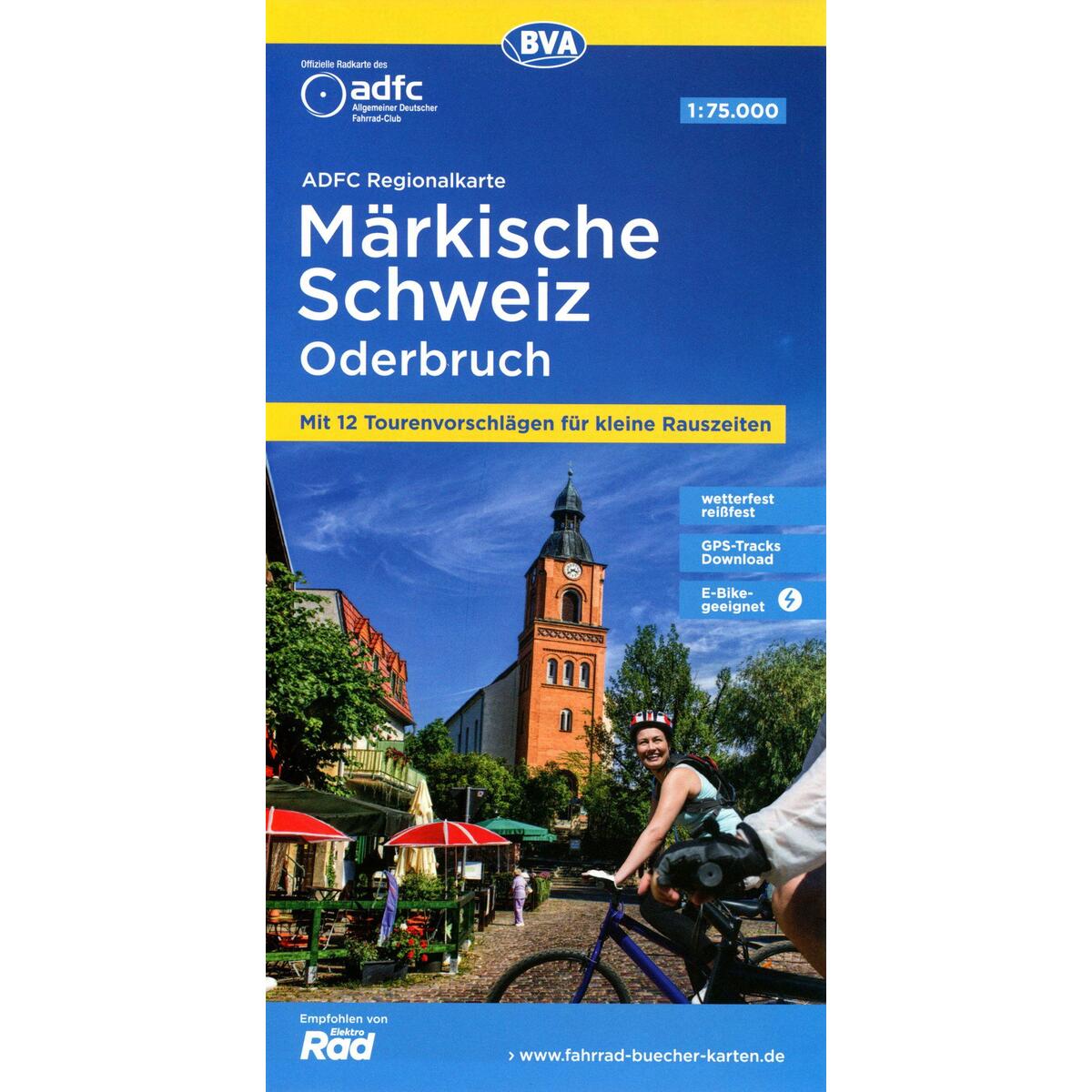 ADFC-Regionalkarte Märkische Schweiz Oderbruch, 1:75.000, mit Tagestourenvorschl... ADFC-Regionalkarte Märkische Schweiz Oderbruch, 1:75.000, mit Tagestourenvorschl... von BVA Bielefelder Verlag