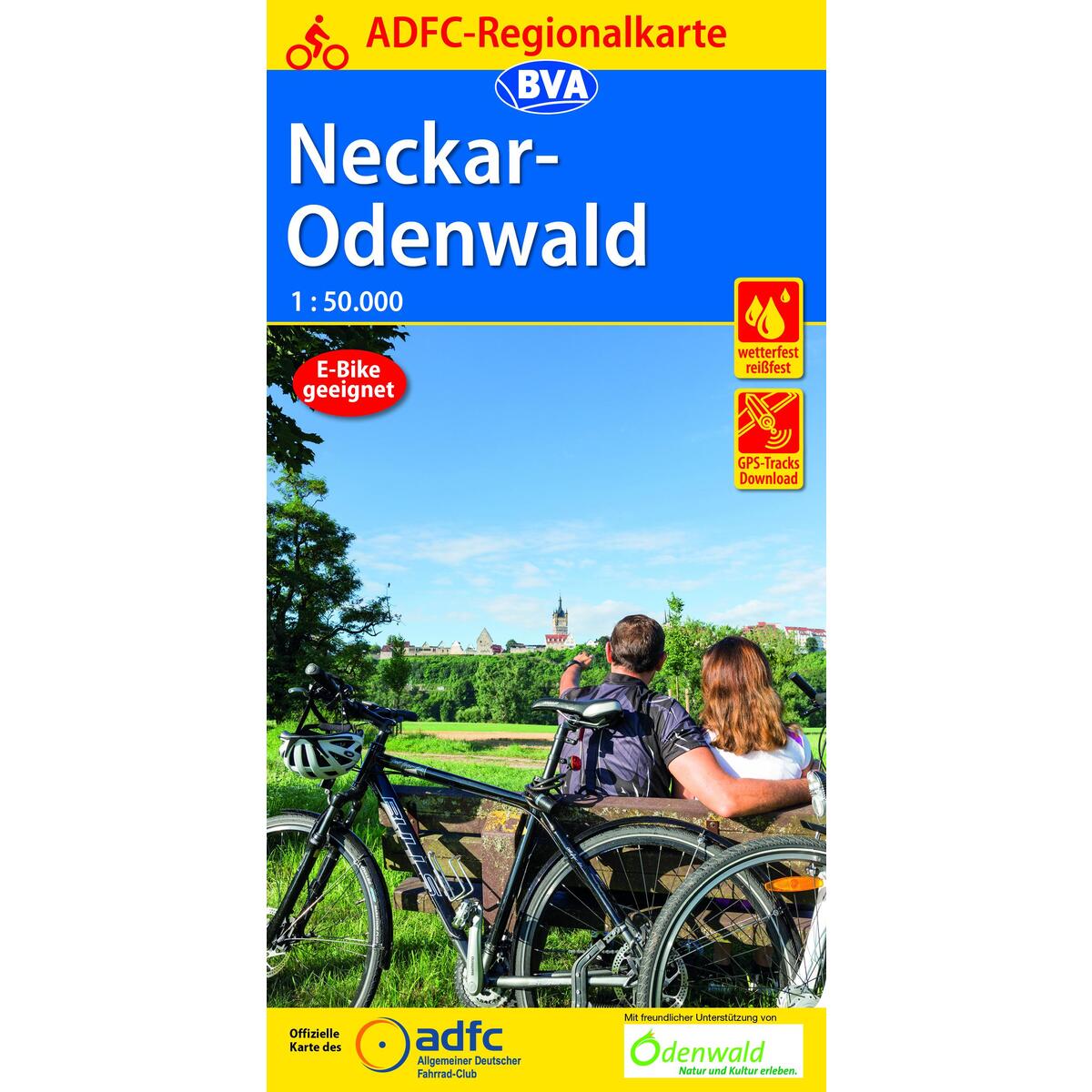 ADFC-Regionalkarte Neckar-Odenwald, 1:50.000, reiß- und wetterfest, GPS-Tracks D... ADFC-Regionalkarte Neckar-Odenwald, 1:50.000, reiß- und wetterfest, GPS-Tracks D... von BVA Bielefelder Verlag