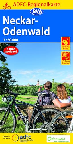 ADFC-Regionalkarte Neckar-Odenwald, 1:50.000, mit Tagestourenvorschlägen, reiß- und wetterfest, E-Bike-geeignet, GPS-Tracks Download (ADFC-Regionalkarte 1:50.000)