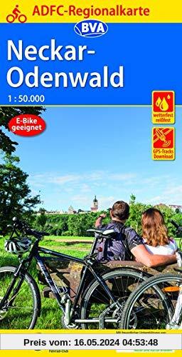 ADFC-Regionalkarte Neckar-Odenwald, 1:50.000, reiß- und wetterfest, GPS-Tracks Download (ADFC-Regionalkarte 1:50000)