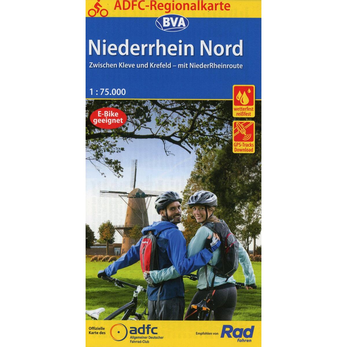 ADFC-Regionalkarte Niederrhein Nord, 1:75.000, mit Tagestourenvorschlägen, reiß-... ADFC-Regionalkarte Niederrhein Nord, 1:75.000, mit Tagestourenvorschlägen, reiß-... von BVA Bielefelder Verlag