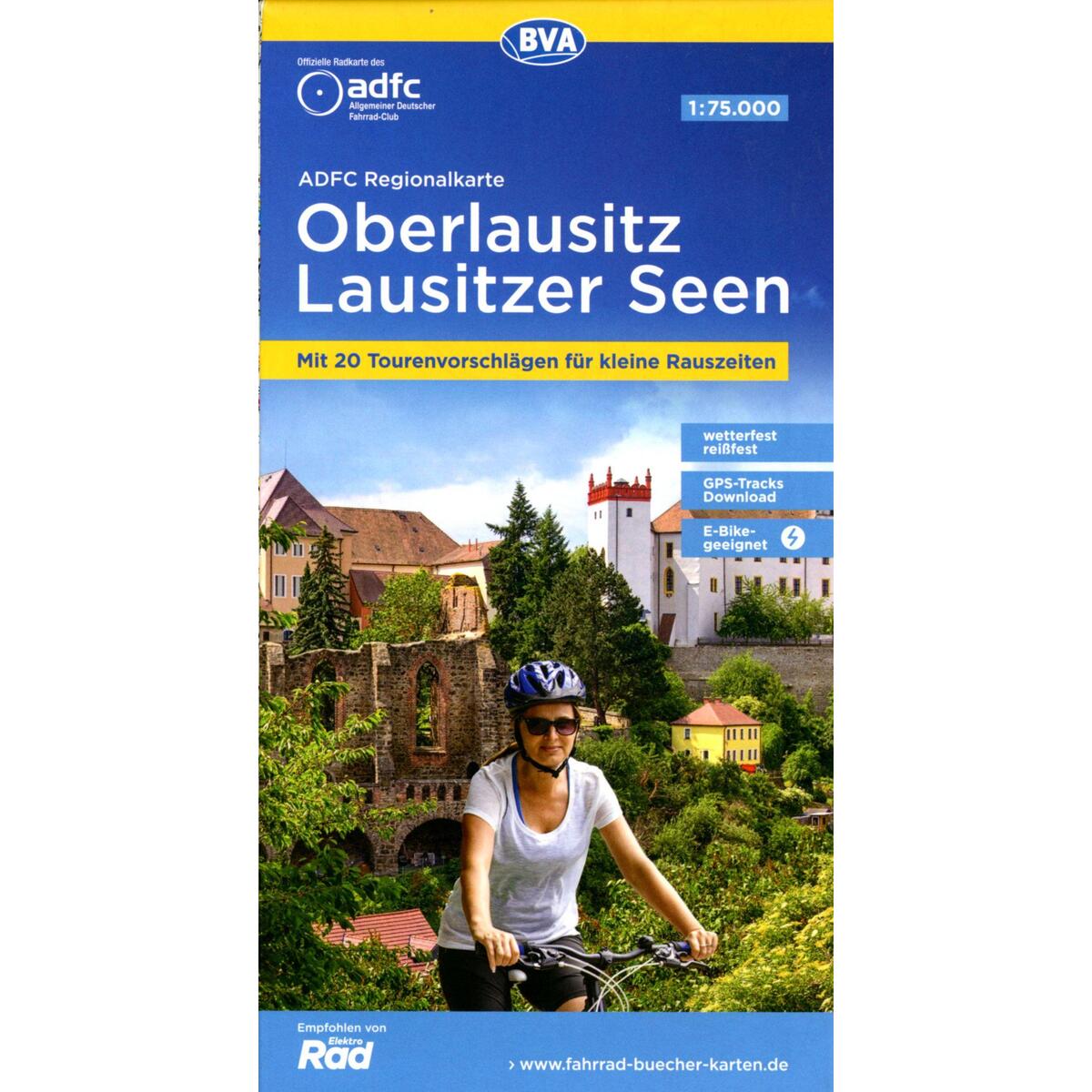ADFC-Regionalkarte Oberlausitz - Lausitzer Seen, 1:75.000, reiß- und wetterfest,... ADFC-Regionalkarte Oberlausitz - Lausitzer Seen, 1:75.000, reiß- und wetterfest,... von BVA Bielefelder Verlag
