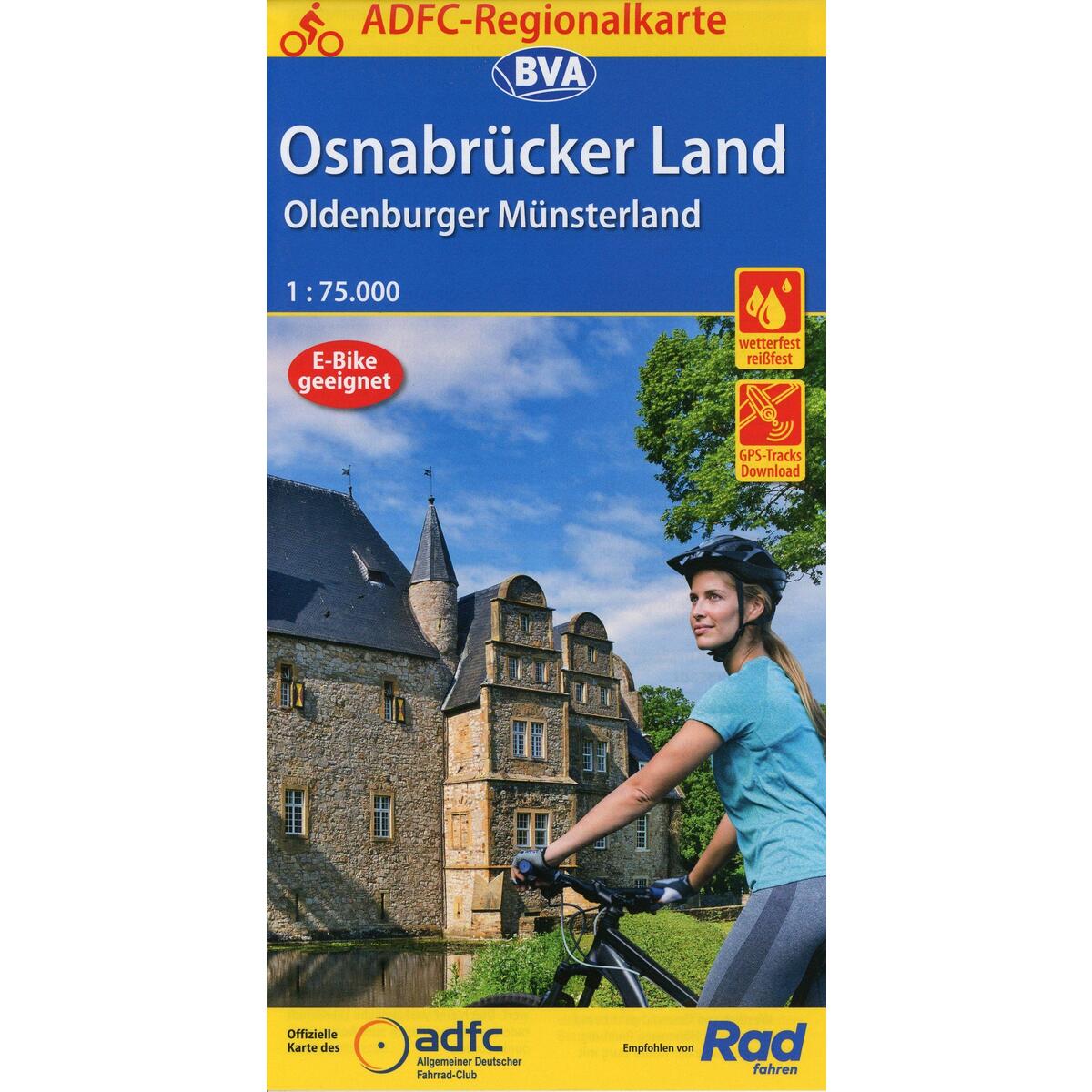 ADFC-Regionalkarte Osnabrücker Land /Oldenburger Münsterland, 1:75.000, mit Tage... ADFC-Regionalkarte Osnabrücker Land /Oldenburger Münsterland, 1:75.000, mit Tage... von BVA Bielefelder Verlag