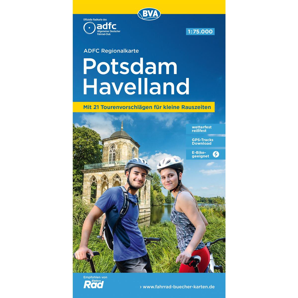 ADFC-Regionalkarte Potsdam Havelland, 1:75.000, mit Tagestourenvorschlägen, reiß... ADFC-Regionalkarte Potsdam Havelland, 1:75.000, mit Tagestourenvorschlägen, reiß... von BVA Bielefelder Verlag