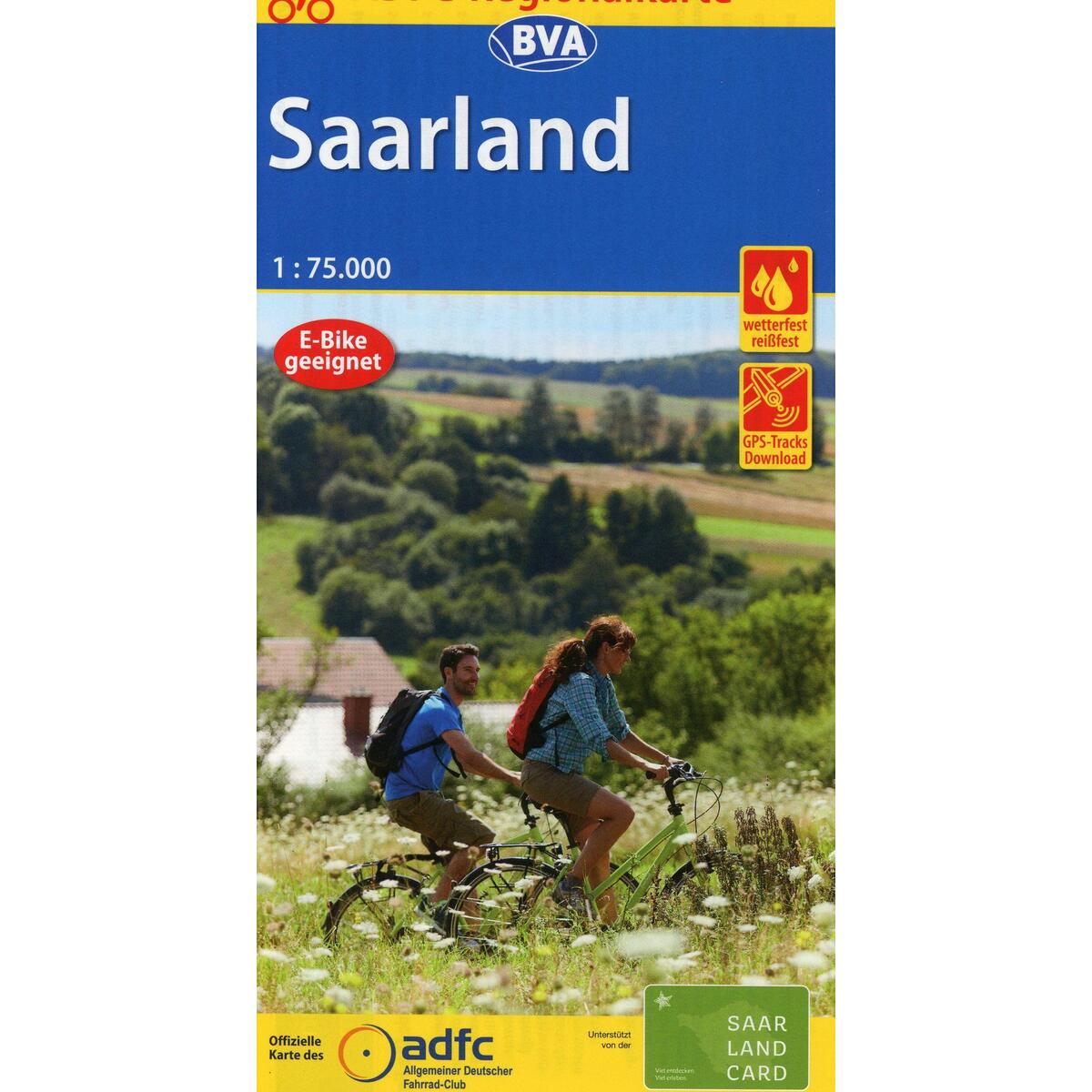 ADFC-Regionalkarte Saarland, 1:75.000, mit Tagestourenvorschlägen, reiß- und wet... ADFC-Regionalkarte Saarland, 1:75.000, mit Tagestourenvorschlägen, reiß- und wet... von BVA Bielefelder Verlag
