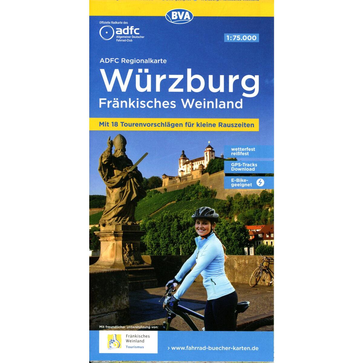 ADFC-Regionalkarte Würzburg Fränkisches Weinland, 1:75.000, mit Tagestourenvorsc... ADFC-Regionalkarte Würzburg Fränkisches Weinland, 1:75.000, mit Tagestourenvorsc... von BVA Bielefelder Verlag