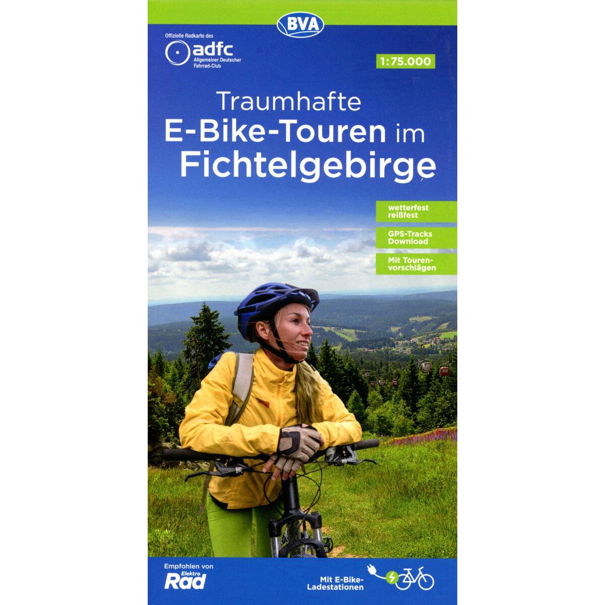 ADFC Traumhafte E-Bike-Touren im Fichtelgebirge, 1:75.000, wetterfest, reißfest,... ADFC Traumhafte E-Bike-Touren im Fichtelgebirge, 1:75.000, wetterfest, reißfest,... von BVA Bielefelder Verlag