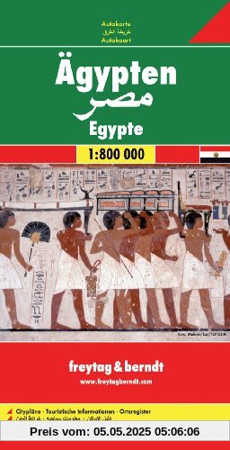 Ägypten 1 : 800 000: Mit Ortsregister. Citypläne. Touristische Informationen