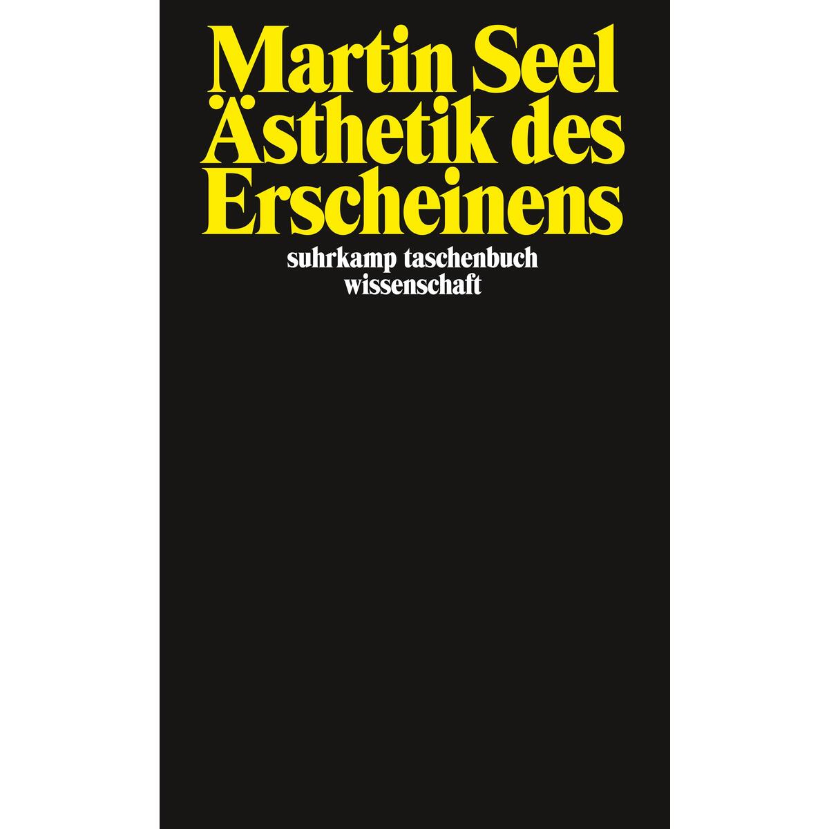 Ästhetik des Erscheinens Ästhetik des Erscheinens von Suhrkamp Verlag AG