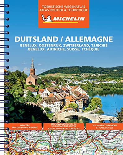 ALLEMAGNE, BENELUX, AUT, SUISSE, TCH 22462 ATLAS: Wegenatlas Schaal 1 : 300.000 (Michelin Atlassen)