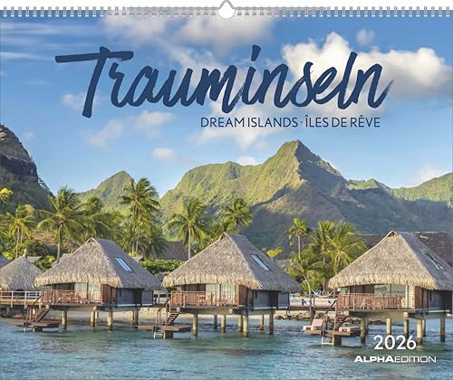 ALPHA EDITION - Trauminseln 2026 - 52 x 42,5 cm von ALPHA EDITION