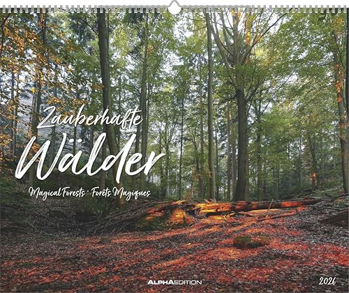 ALPHA EDITION - Zauberhafte Wälder 2026 - 52 x 42,5 cm: Magical Forests von ALPHA EDITION