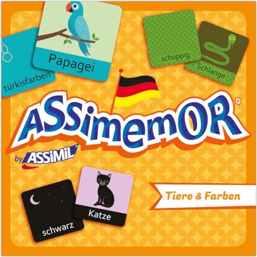 ASSiMEMOR Tiere & Farben: Das kinderleichte Deutsch-Gedächtnisspiel von ASSiMiL ASSiMEMOR Tiere & Farben: Das kinderleichte Deutsch-Gedächtnisspiel von ASSiMiL