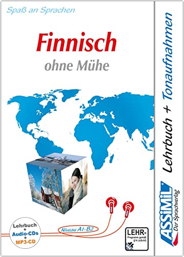 ASSiMiL Finnisch ohne Mühe - Audio-Plus-Sprachkurs - Niveau A1-B2: Selbstlernkurs in deutscher Sprache, Lehrbuch + 4 Audio-CDs + 1 MP3-CD