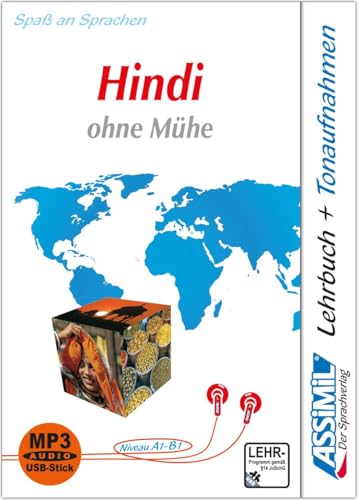 ASSiMiL Hindi ohne Mühe - MP3-Sprachkurs - Niveau A1-B1: Selbstlernkurs für Deutschsprechende, Lehrbuch + MP3-Audiodateien auf USB-Stick ASSiMiL Hindi ohne Mühe - MP3-Sprachkurs - Niveau A1-B1: Selbstlernkurs für Deutschsprechende, Lehrbuch + MP3-Audiodateien auf USB-Stick von ASSiMiL
