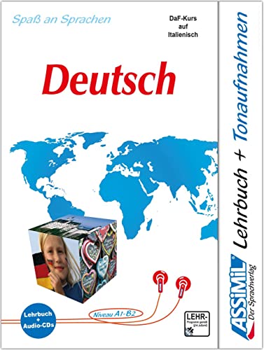 ASSiMiL Il Tedesco - Deutschkurs in italienischer Sprache - Audio-Sprachkurs - Niveau A1-B2: für Anfänger und Wiedereinsteiger, Lehrbuch + 4 Audio-CDs (Senza sforzo) von Assimil