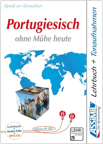 ASSiMiL Portugiesisch ohne Mühe heute - Audio-Plus-Sprachkurs: Selbstlernkurs für Deutschsprechende - Lehrbuch (Niveau A1-B2) + 4 Audio-CDs + 1 MP3-CD (Senza sforzo) von Assimil