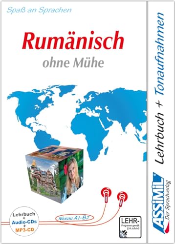 ASSiMiL Rumänisch ohne Mühe - Audio-Plus-Sprachkurs - Niveau A1-B2: Selbstlernkurs in deutscher Sprache, Lehrbuch + 4 Audio-CDs + 1 MP3-CD: ... + 4 Audio-CDs + 1 mp3-CD (Senza sforzo)