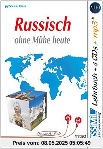 ASSiMiL Russisch ohne Mühe heute: Audio-Plus-Sprachkurs für Deutschsprechende - Lehrbuch + 4 Audio-CDs + 1 mp3-CD