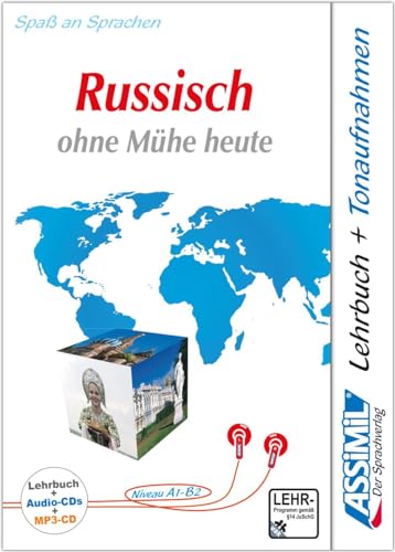 ASSiMiL Russisch ohne Mühe heute - Audio-Plus-Sprachkurs - Niveau A1-B2: Selbstlernkurs in deutscher Sprache, Lehrbuch + 4 Audio-CDs + 1 MP3-CD: ... - Lehrbuch + 4 Audio-CDs + 1 mp3-CD
