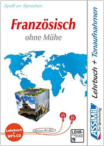 ASSiMiL Französisch ohne Mühe - MP3-Sprachkurs - Niveau A1-B2: Selbstlernkurs in deutscher Sprache, Lehrbuch + 1 MP3-CD: Lehrbuch und mp3-CD. Niveau A1-B2 von Assimil