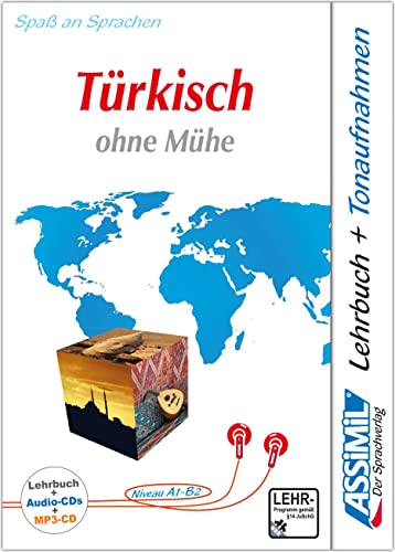 ASSiMiL Türkisch ohne Mühe - Audio-Sprachkurs Plus - Niveau A1-B2: Selbstlernkurs in deutscher Sprache, Lehrbuch + 4 Audio-CDs + 1 MP3-CD: Audio-Plus-Sprachkurs für Deutschsprechende (Senza sforzo)