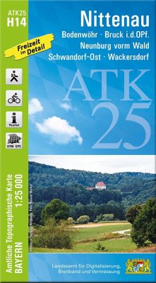 ATK25-H14 Nittenau (Amtliche Topographische Karte 1:25000) von Landesamt für Digitalisierung, Vermessung Bayern