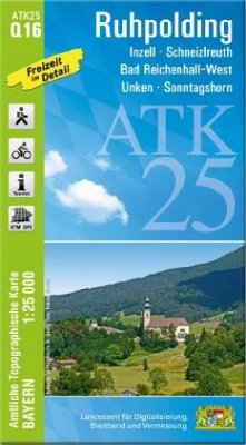 ATK25-Q16 Ruhpolding (Amtliche Topographische Karte 1:25000) von Landesamt für Digitalisierung, Vermessung Bayern
