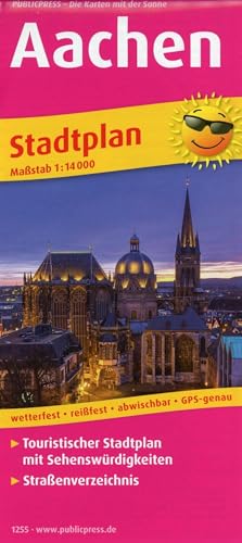 Aachen: Touristischer Stadtplan mit Sehenswürdigkeiten und Straßenverzeichnis. 1:14000 (Stadtplan: SP) von Publicpress