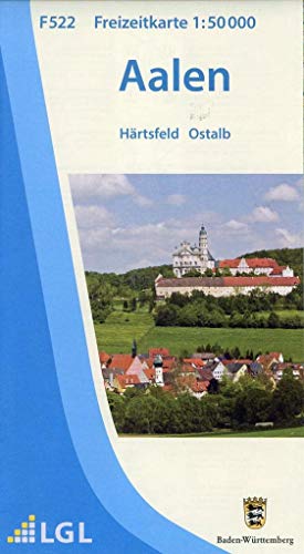 F522 Aalen: Härtsfeld Ostalb: Freizeitkarte mit Wander-, Radwegen und touristischer Infrastruktur. UTM-Gitter für GPS (Freizeitkarten 1:50000 / Mit ... Informationen, Wander- und Radwanderungen)