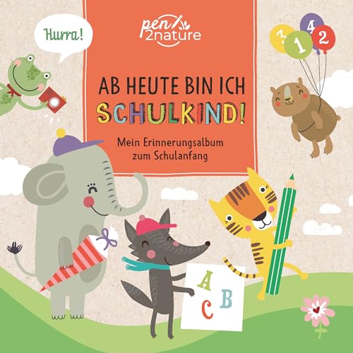 Ab heute bin ich Schulkind!: Mein Erinnerungsalbum zum Schulanfang | 100% Recyclingpapier Ab heute bin ich Schulkind!: Mein Erinnerungsalbum zum Schulanfang | 100% Recyclingpapier